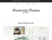 Tablet Screenshot of mackenzieharper.com